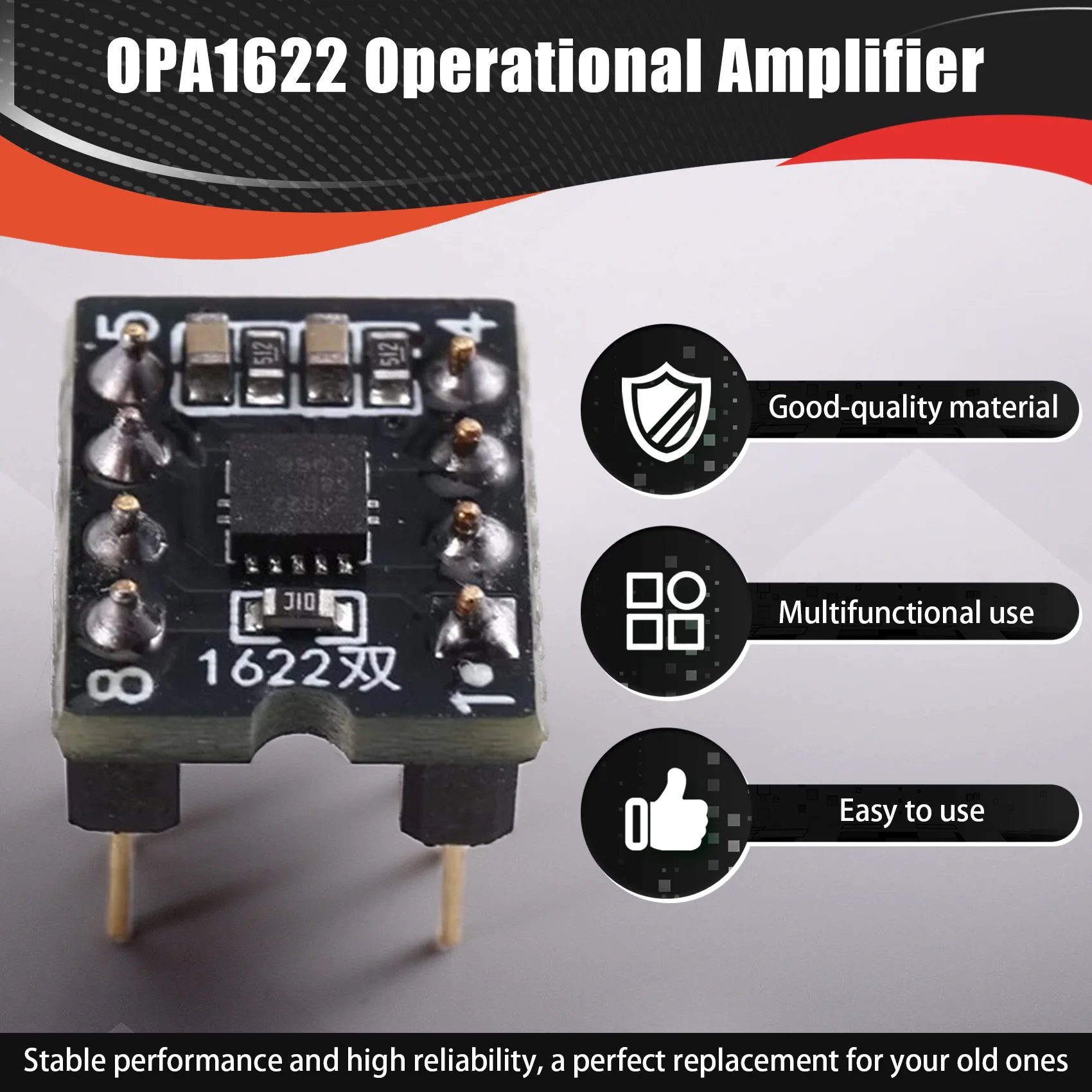 Y14A OPA1622 Dual Op-Amplifier DIP8 Operational Amplifier For Headphone Operational Amplifier