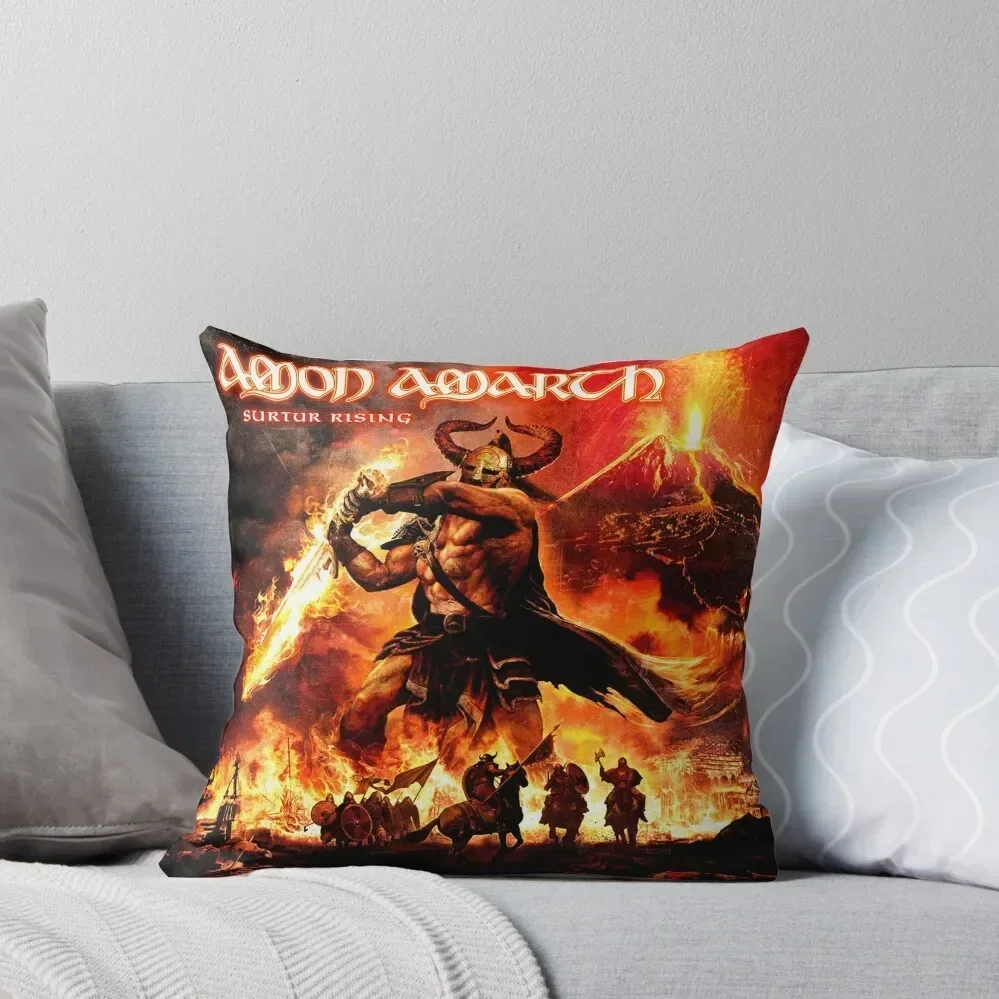 

Amon Amarth surtur rising Throw Pillow Custom Cushion Photo Luxury Sofa Cushions pillow