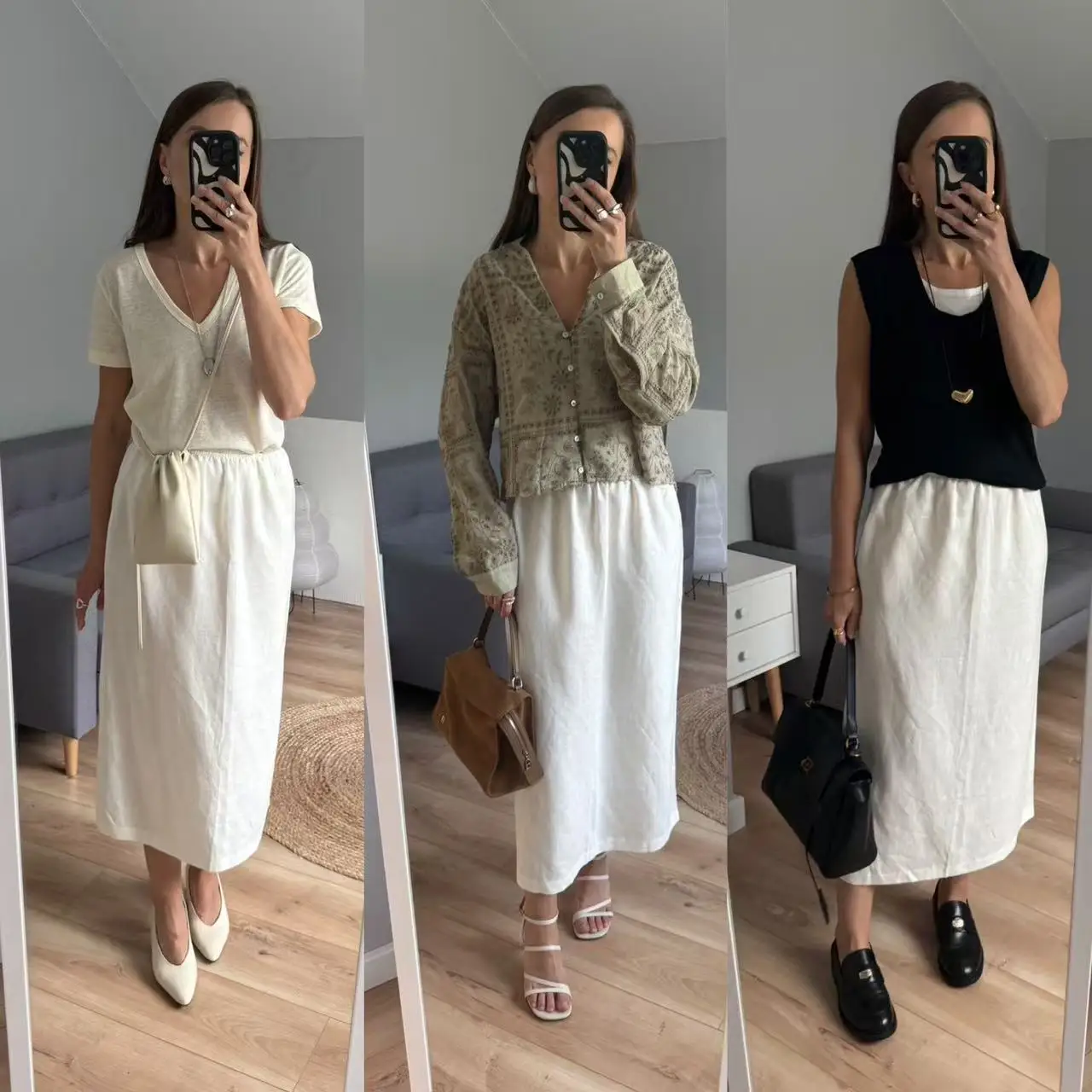 

Женская летняя модная юбка 2025 года