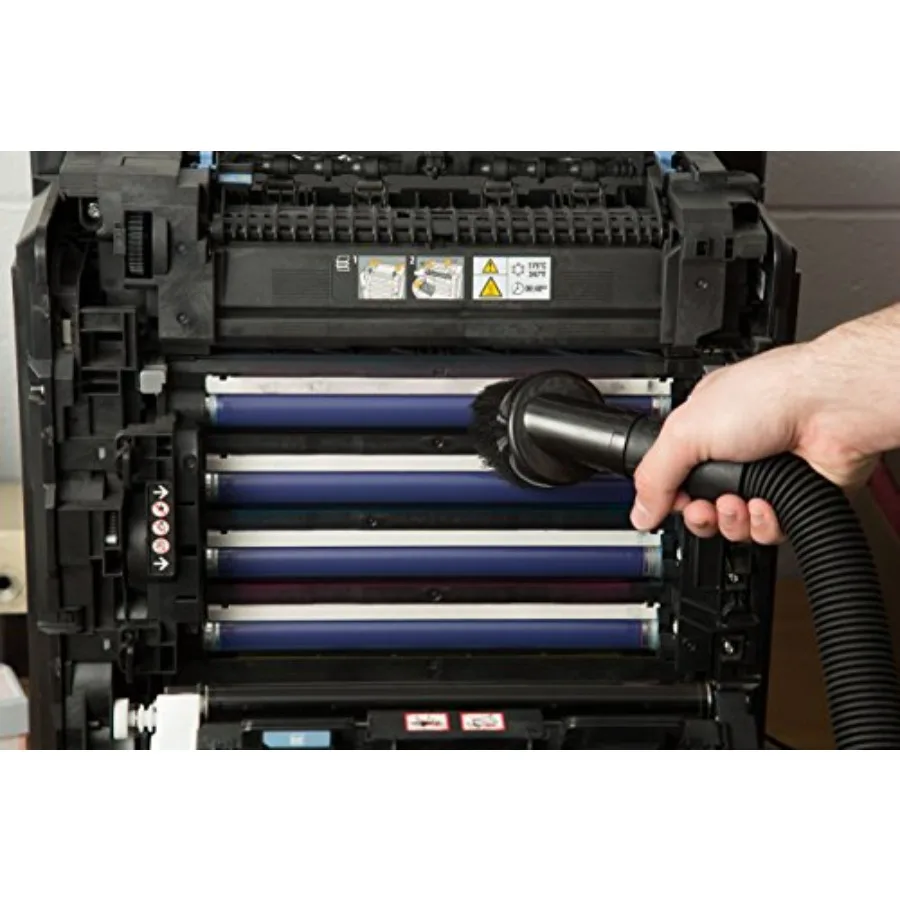Computer vacuum/blower duster for micro cleaning, ABS plastic body, black color, 500W high-power motor with 65 CFM airflow view 2