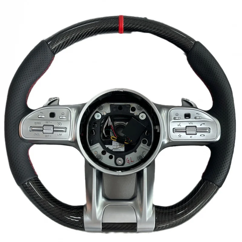 

For Mercedes-Benz GLA200/GLC/GLB/E300/C200/AMG Carbon Fiber Car Steering Wheel Modification