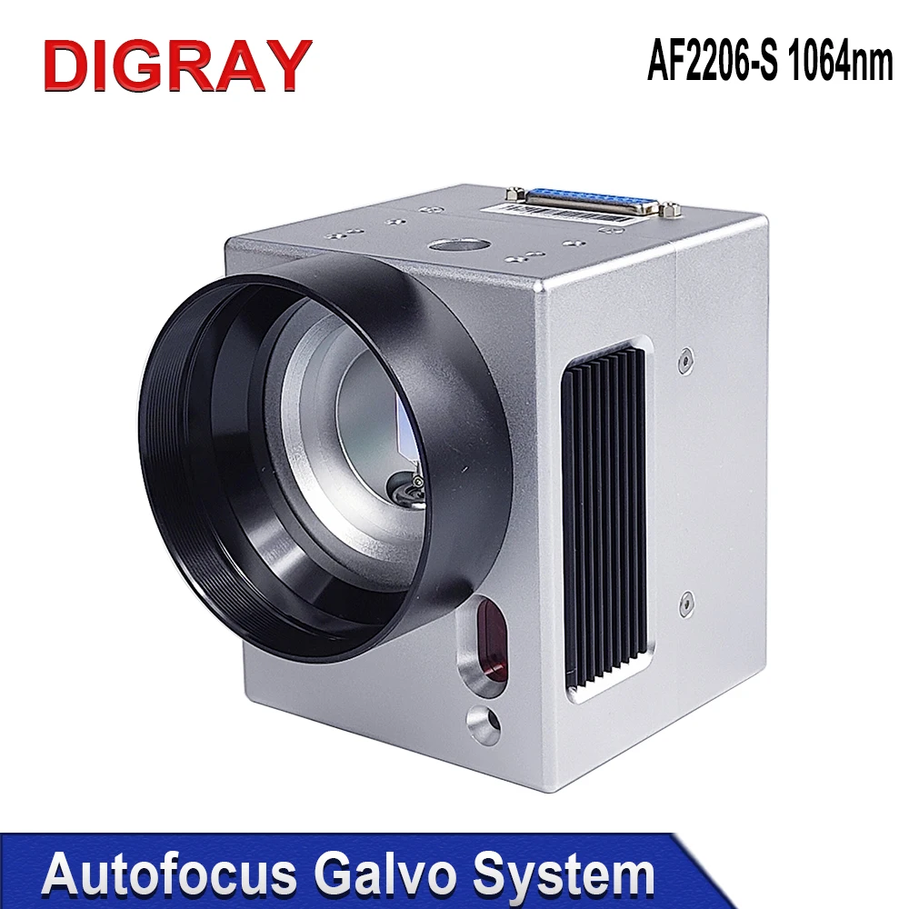 

DIGRAY SINO-GALVO Autofocus Galvo System AF2206-S Fiber Laser Scanning Galvo Head Input Aperture 10mm for Metal Marking Machine.