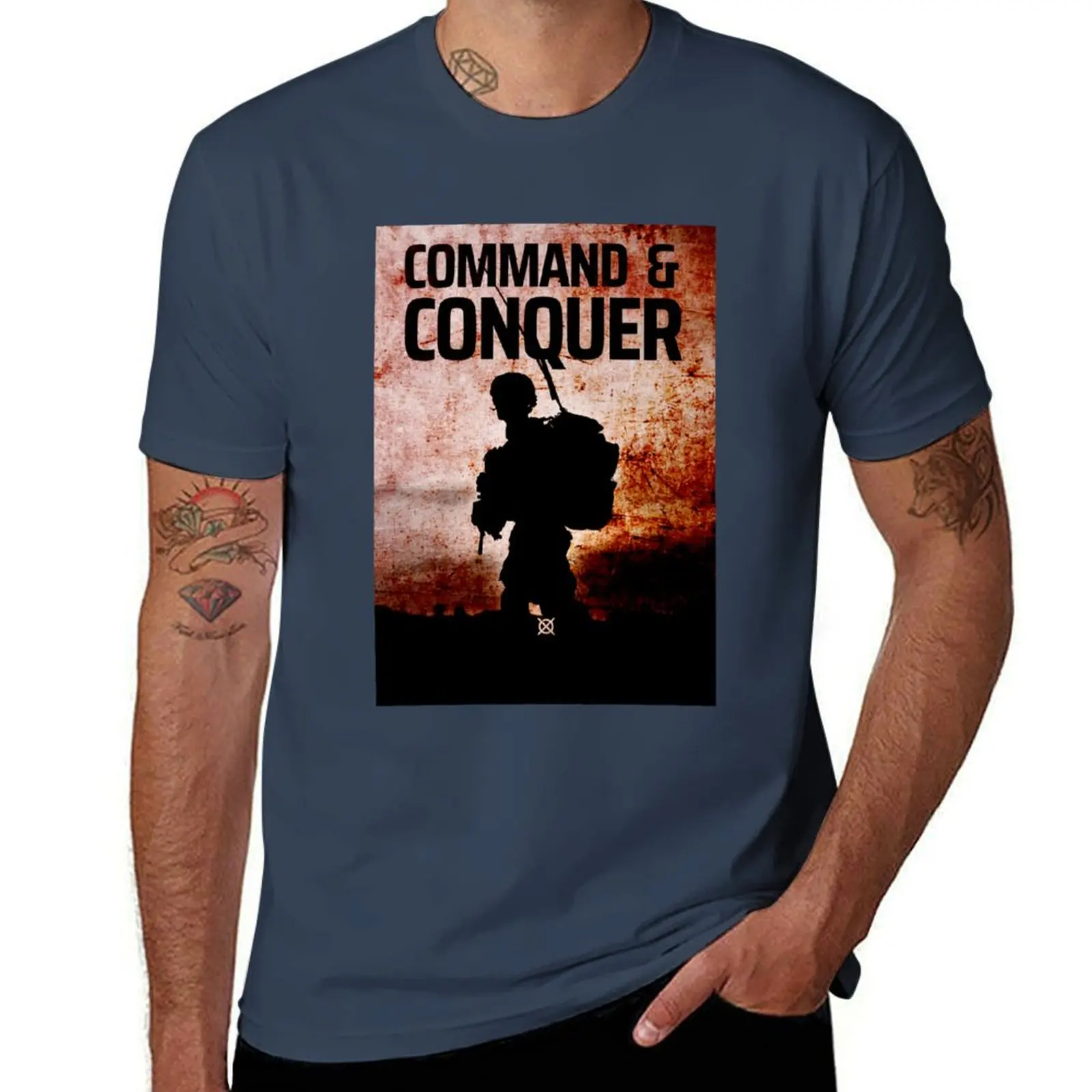 

Command and Conquer T-Shirt cotton t shirt pack t shirt man cotton t shirt man casual T-Shirt