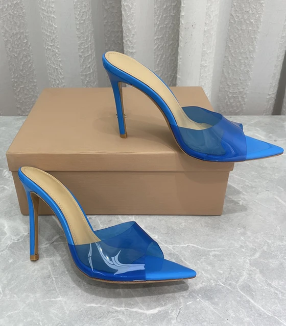 Pvc mule heels online