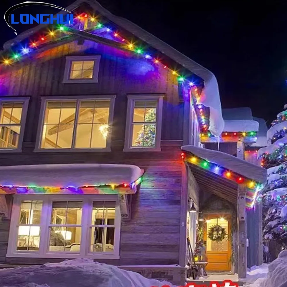 Colorful Running LED Lamp with Remote Control Plug-in Happy Horse Design Power Dimming Three-Color Changing LED Lolor-changing