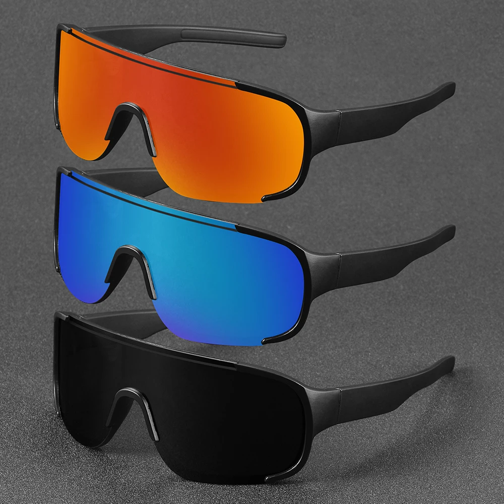 

Extra Large Frame Sunglasses for Men Women, Windproof Outdoor Casual Sports Cycling Running UV400 lentes de sol hombre Glasses
