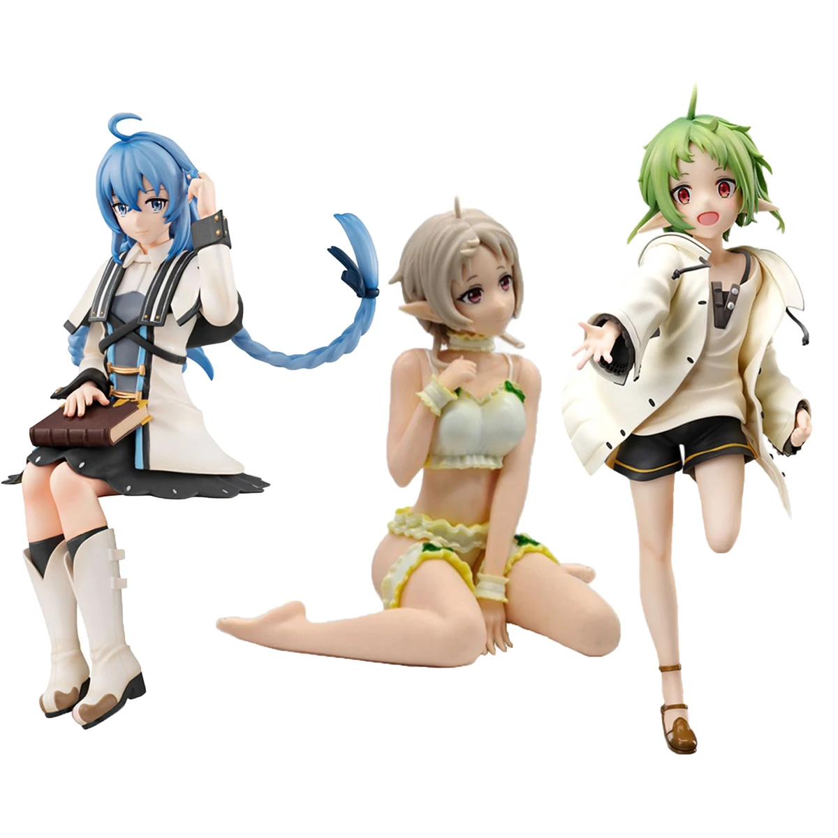 Figura de acción de Anime Roxy Migurdia en pose de pie, figura de elfo mágico Sylphiette, estatua de Sylphy, modelo de juguete, regalo para fans