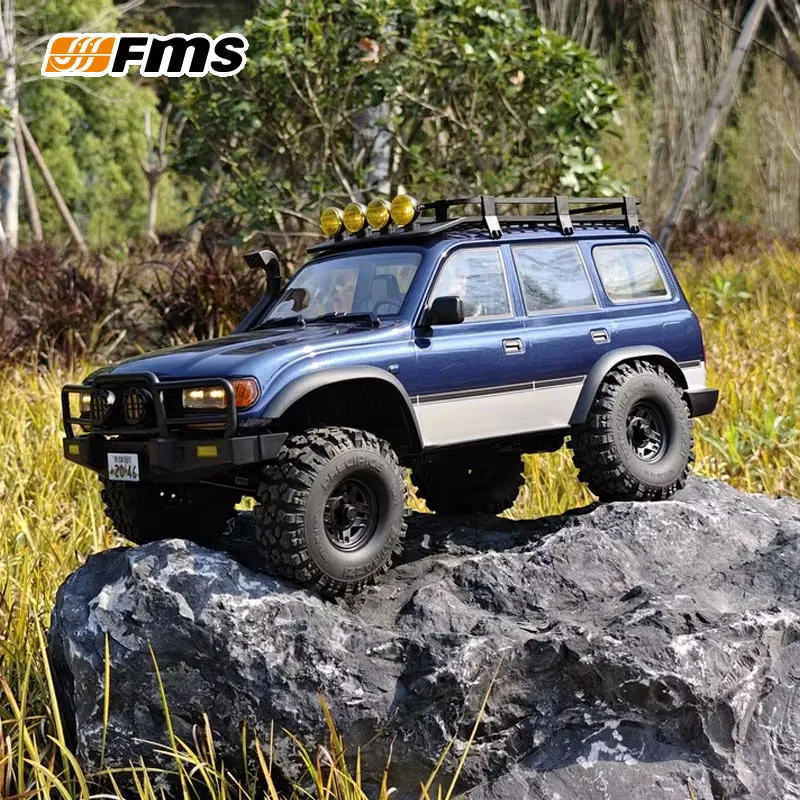 FMS Toyota LC80proV2 FCX10 1:10 Scale Remote Control Off-Road Vehicle Model with High And Low Speeds Simulation Climbing Car Toy