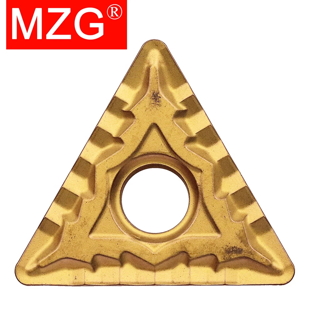 MZG 10pcs TNMG 160404 160408 HA TM HQ CQ Turning Inserts Tool Carbide Blades CNC Lathe Machine Cutter for Metal Stainless Steel