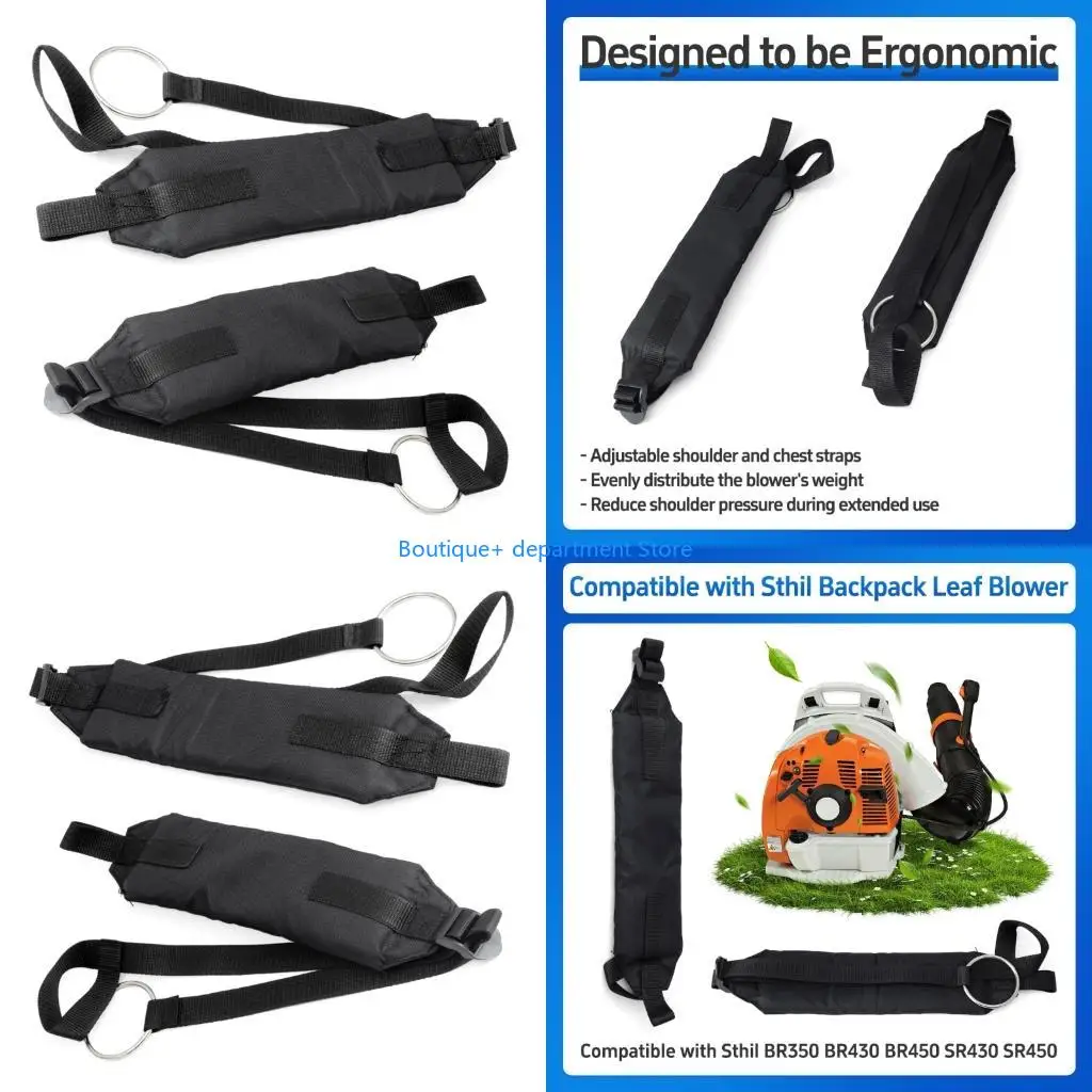 E1PD 2Pieces 4244 710 9005 Blower Harness Replacement Straps For Backpack Blowers And Sprayers Designed For Comfort