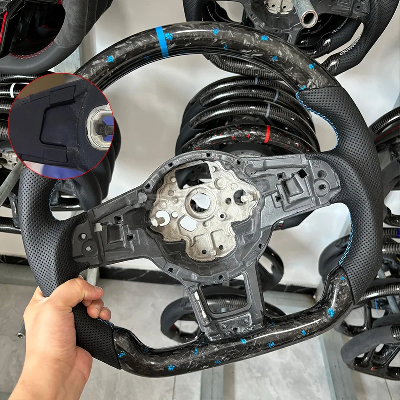 Aangepaste Koolstofvezel Stuurwiel Voor Volkswagen VW Golf 7 MK7 Mk7.5 GTI Scirocco Polo GTS R Lijn 2014-2017