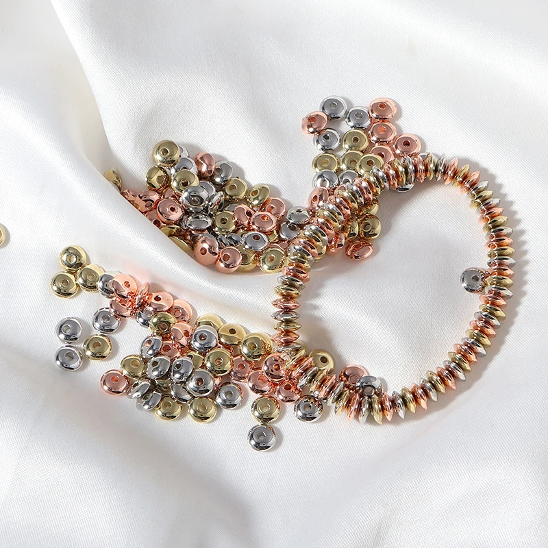 Louleur Heart Star Round CCB Beads Big Hole Beads For Jewelry Making  Loose Spacer Beads DIY Bracelet Necklace Accessories