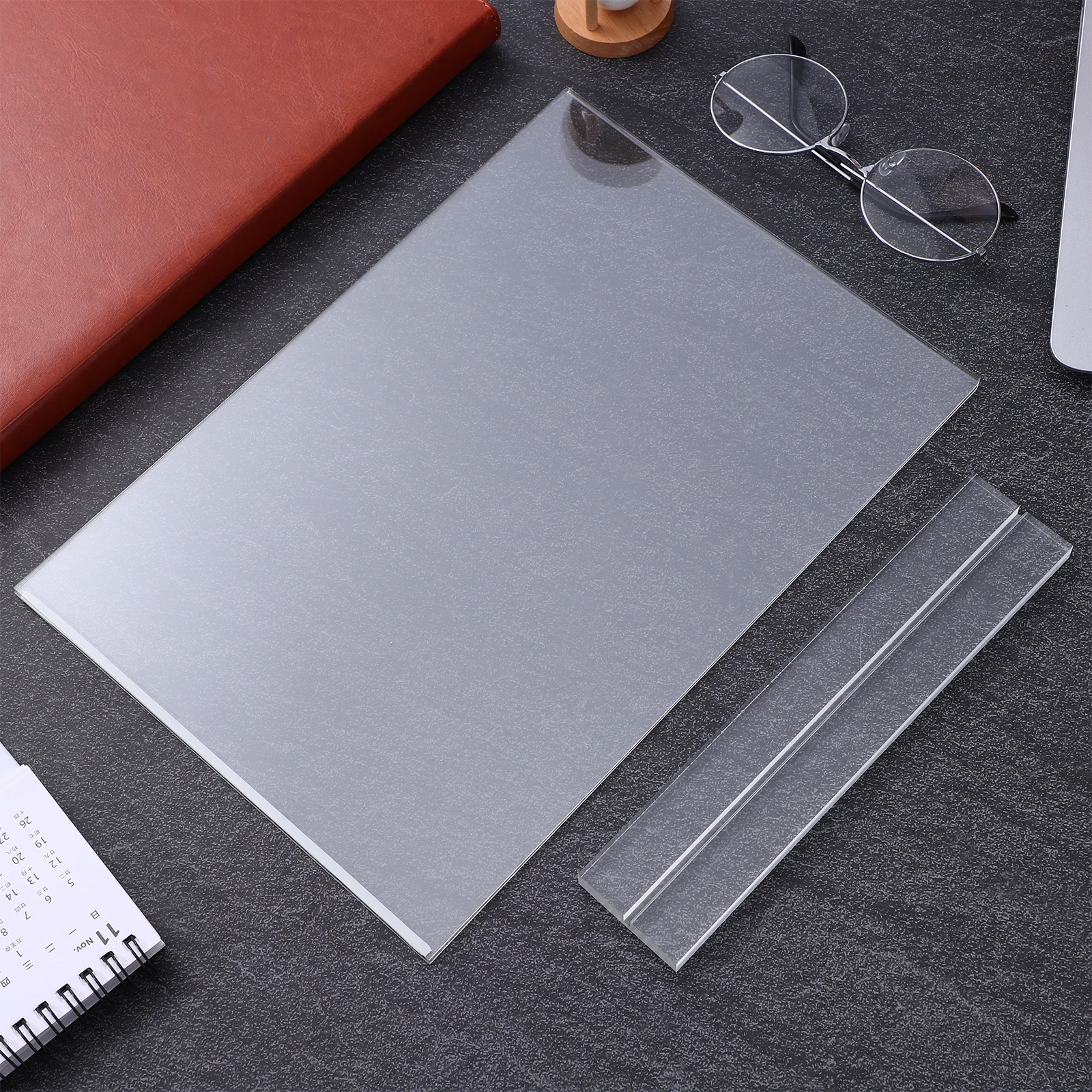 3 قطعة A4 الاكريليك الجدول تسجيل أصحاب واضح عرض الأسعار العلامات كتيب الزفاف القائمة مكان حامل البطاقة مستقرة St