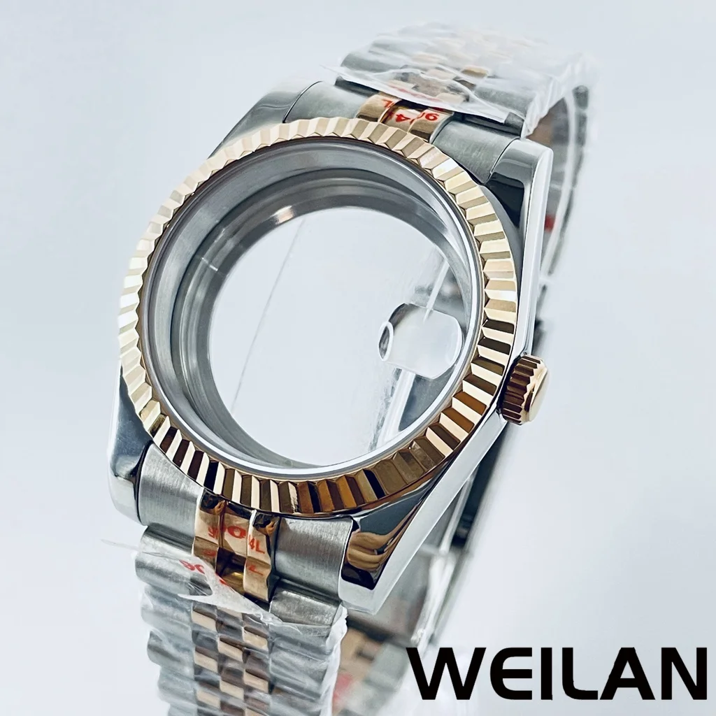 

Часы с сапфировым стеклом, 36 мм, 40 мм, серебристая Роза, NH34, NH35, NH36, NH38, NH39, NH70, NH72, ETA2824, PT5000