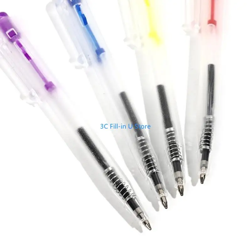 G8ta 100pcs Long Retractable Auto Ballpoint Pens Student Student Easy Ballpoint Pens