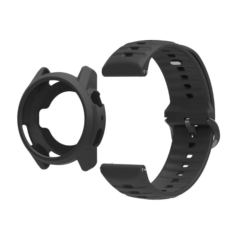 Soft Silicone Strap+Case For COROS PACE 4 Smart Watch Replacement Accessories 2 in 1
