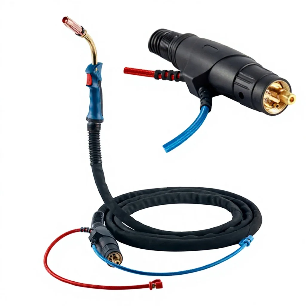 Binzel Adapter MB501D Water Cooled Welding Torch in Copper Material