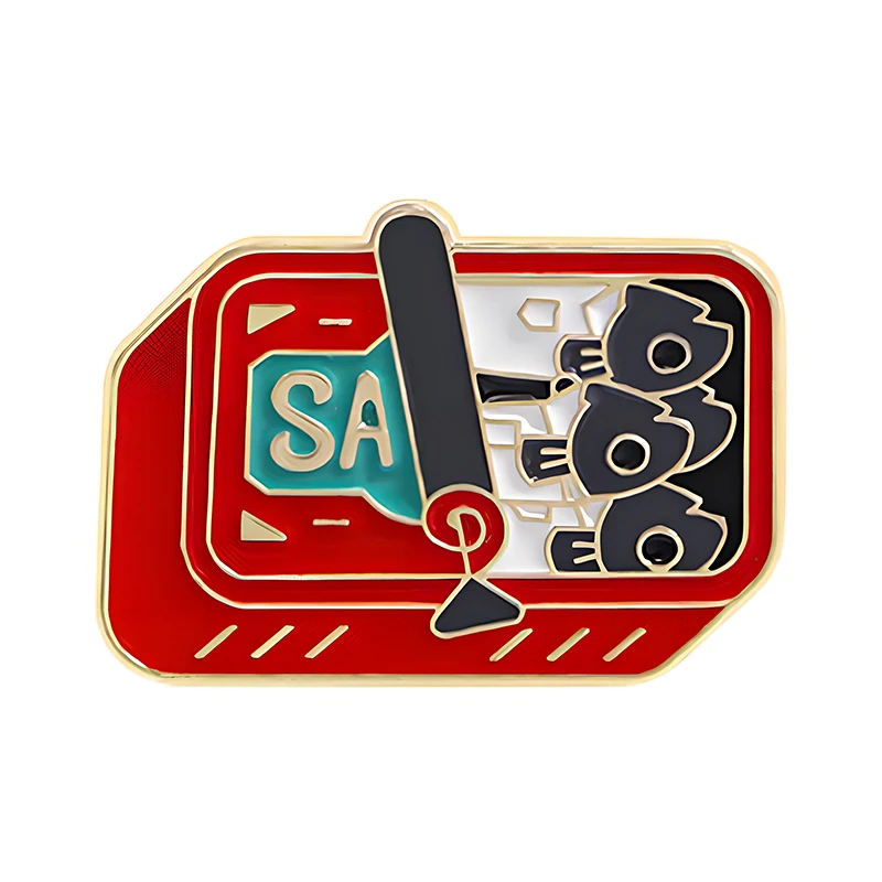 Funny Cartoon Food Pins 5-design Enamel Ice Cream Pasta Garlic Fried Egg Enamel Pin For Clothes Backpack Lapel Badge Friend Gift