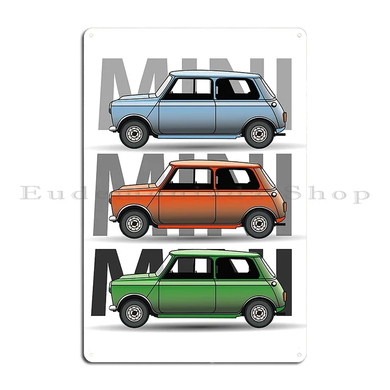 Austin Mini Cooper Countryman Poster Metal Plaque Pub Garage Plaques Club Home Design Tin Sign Poster
