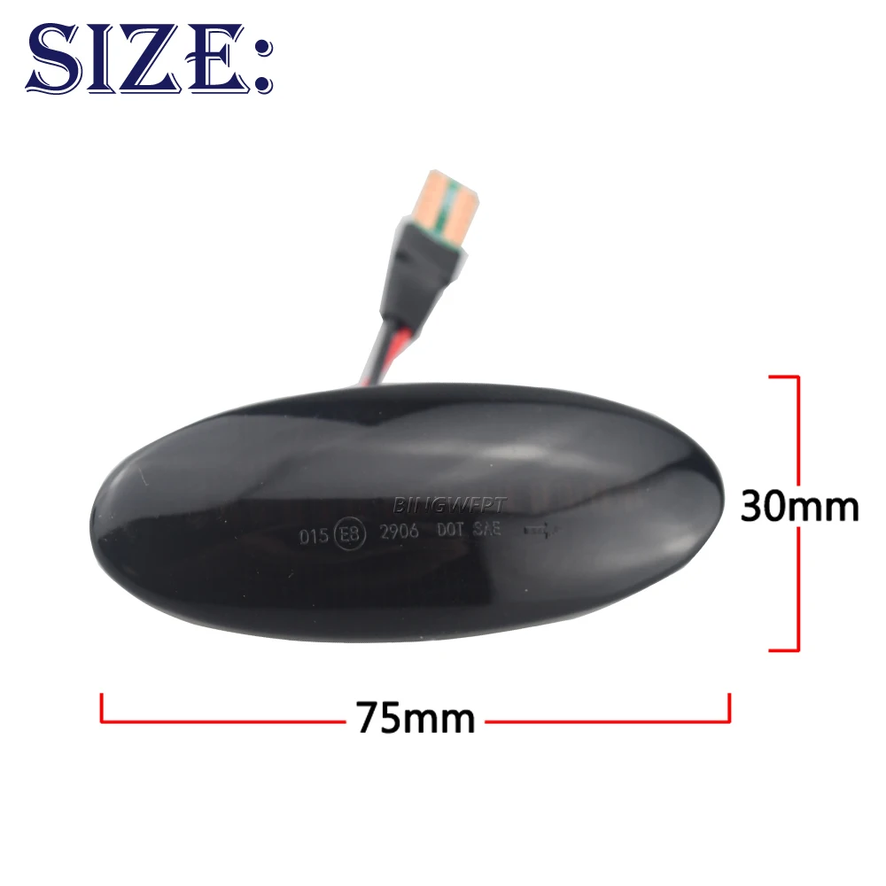 日産エクストレイル T31 キャシュカイ J10 キューブジュークリーフマイクラマイクラ K13 注 E11 車のサイドマーカーライトダイナミック LED ターンシグナルランプ