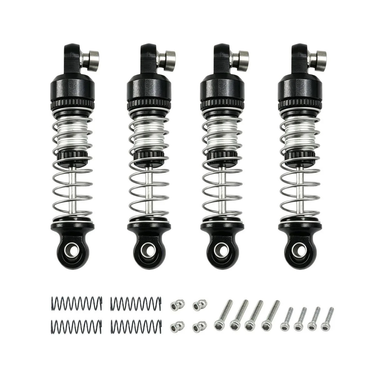 Hotteam Hobby Aluminum 21.5mm Big Bore Oil Shock Absorber for 1/30 RC Crawler SCX30 JEEP K10  Remote control car