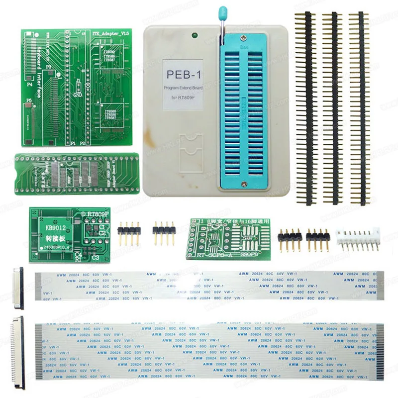 IC USB Programmer RT809F ISP Programmer with SOP Socket Adapter + PEB-1 + EDID + ISP Universal IC Programmer