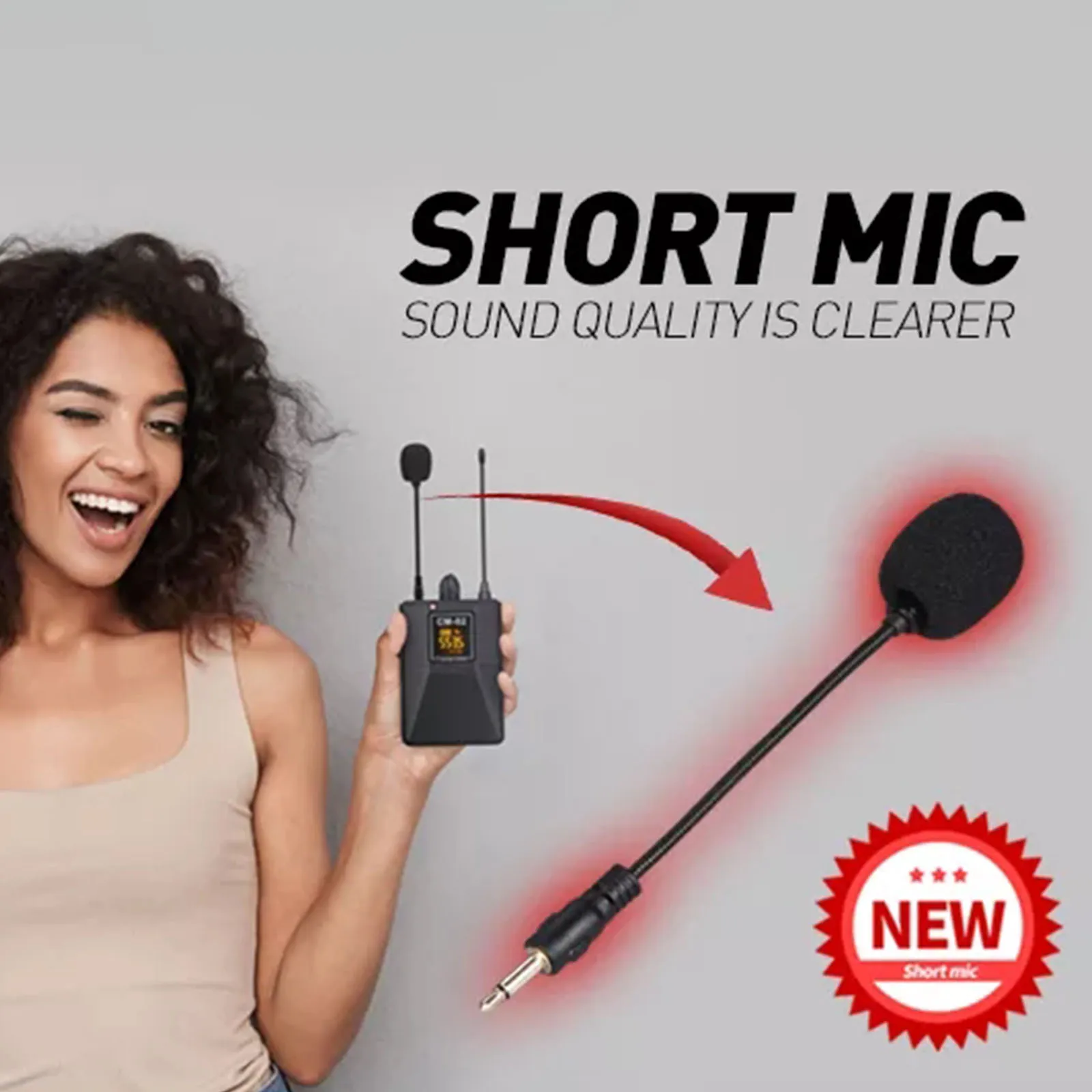 Microfonos Audio transmisión canto estudio de grabación Mini 3,5 Mm micrófono Flexible juego micrófono Boom para teléfono móvil