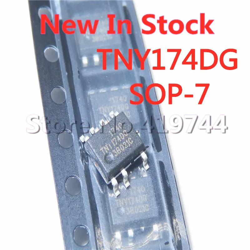 5PCS/LOT  TNY174DG TNY174 SMD SOP7 LCD power management chip In Stock NEW original IC