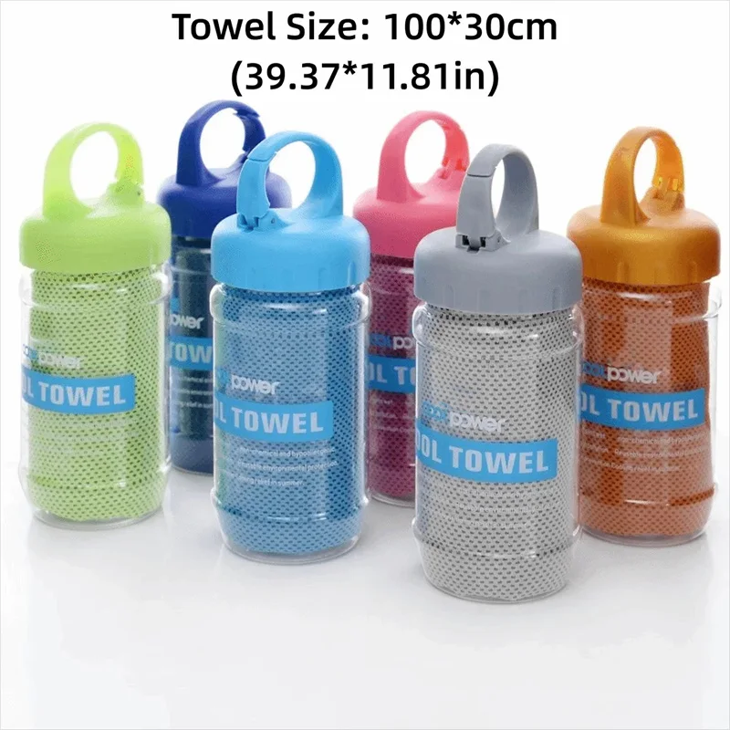 Breathable Cooling Towels Ultra Soft Lightweight Microfiber Towels Sunstroke Prevention Quick Drying Ice Wipes Outdoor Sports