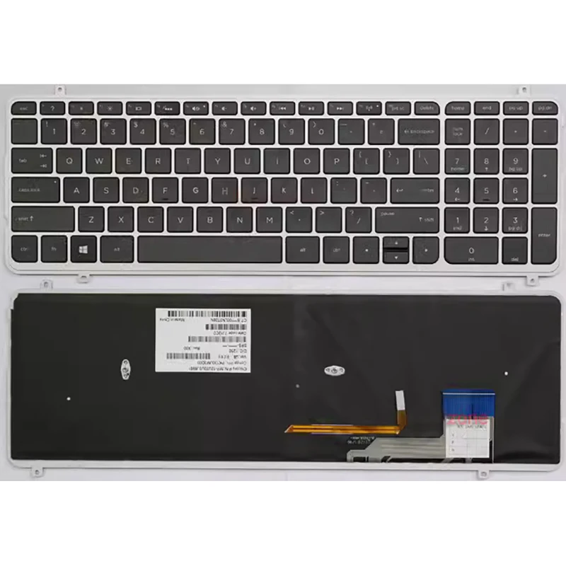 US for HP Envy m6-K k015 k025 k010dx k088 TPN-C110 TPN-C109 Backlit Keyboard with Border