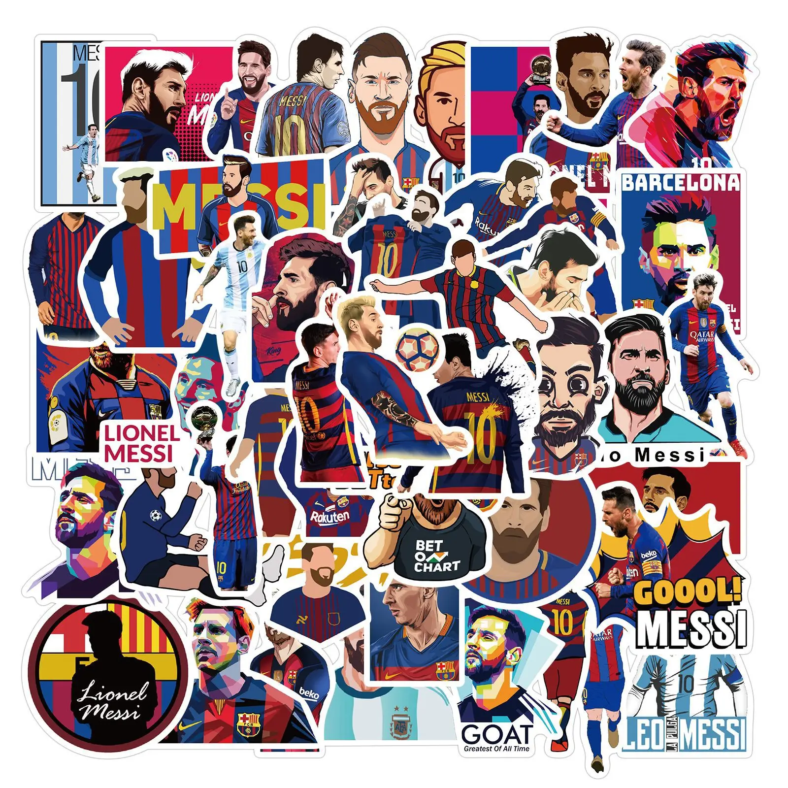 50Pcs/Set Basketball Football Star Collection Stickers DIY Laptop Phone Cases Luggage Skateboard Stickers Toys Gift