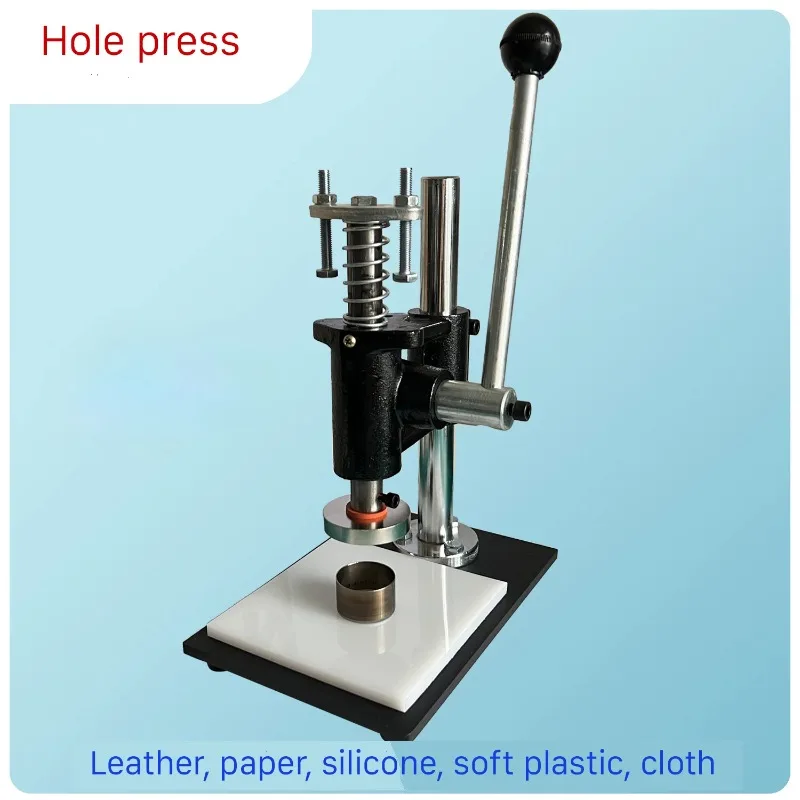 Laboratory Punch Machine Sampler with Long Flat and Round Hole Aircraft Butterfly Love Square Hole Punches