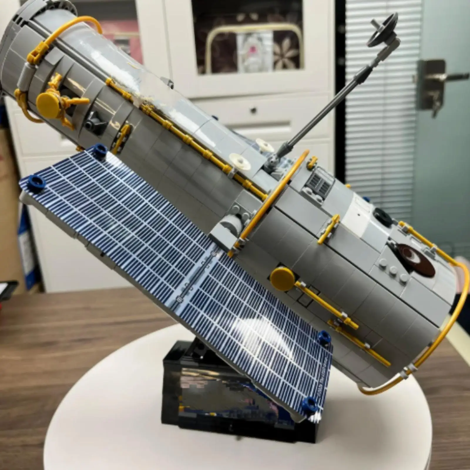 Space Observation Satellite Building Blocks MOC Set 1252pcs Desktop Science Display Model Birthday Gifts for Adults In Stock NEW