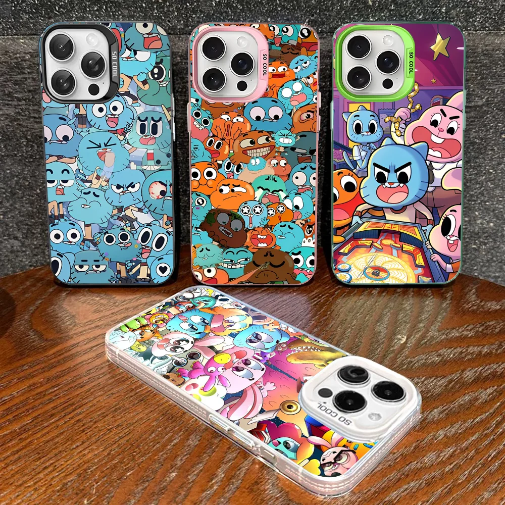 

The A-Amazing W-World G-Gumball Phone Case For IPhone 16 15 14 13 12 11 Pro Max X XR XSMAX 8 7 Plus Matte Shockproof Back Cover