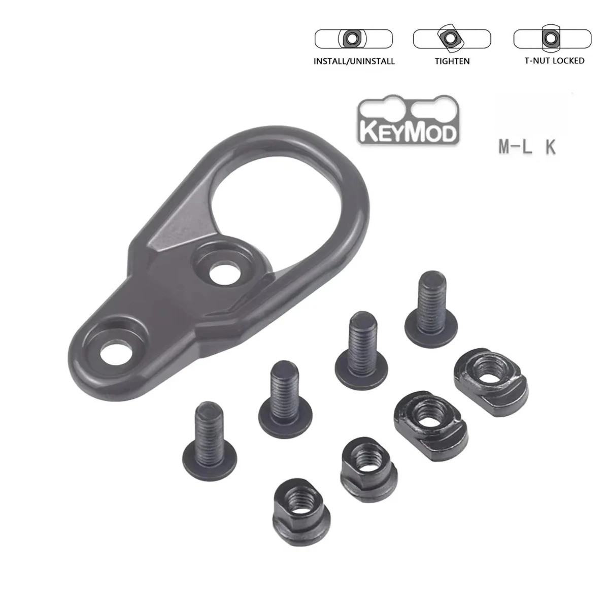Tactical ML-K MS2 MS3 Sling Mount KeyMod Slings For Key Mod System And M-LK hunting Accessaries for AR15 AK47 AK74