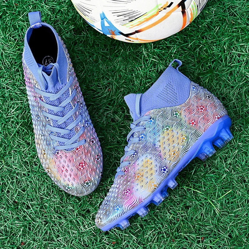 MG zapatos de fútbol para adultos, zapatos de fútbol de entrenamiento profesional de cuero de canguro, botas de fútbol antideslizantes de la serie Holy Grail