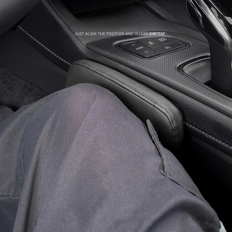 For Cadillac CT5 Central Control Leg Cushion CT4 Special Leg Knee Pad Car Interior Modification Supplies Relieve Fatigue