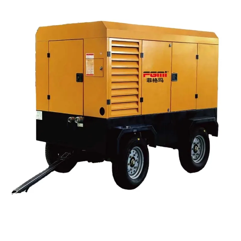 Portable Screw Air Cooled 380V Air Compressor for Industrial Use for Construction for Manufacturing for Workshop for Factory