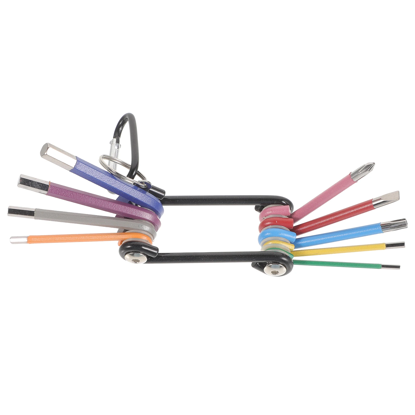 

1Set Foldable Hexagonal Wrenches Color-Coded for Bicycle Bathtub Repair Multi-Function Tool Set Tube Spanner for Taps