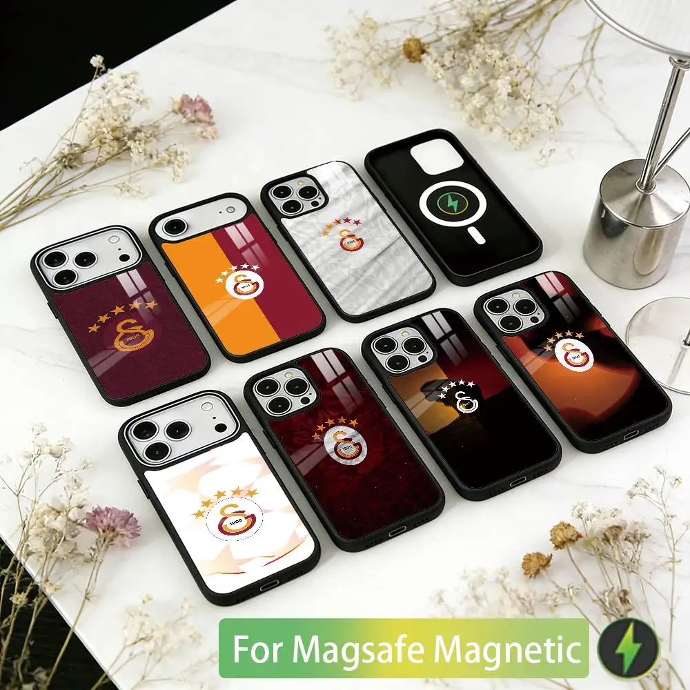 

G-Galatasaray-y SK Phone Case For iPhone17,16,15,14,13,12,11 Plus,Pro Magnetic For Magsafe Wireless Charging