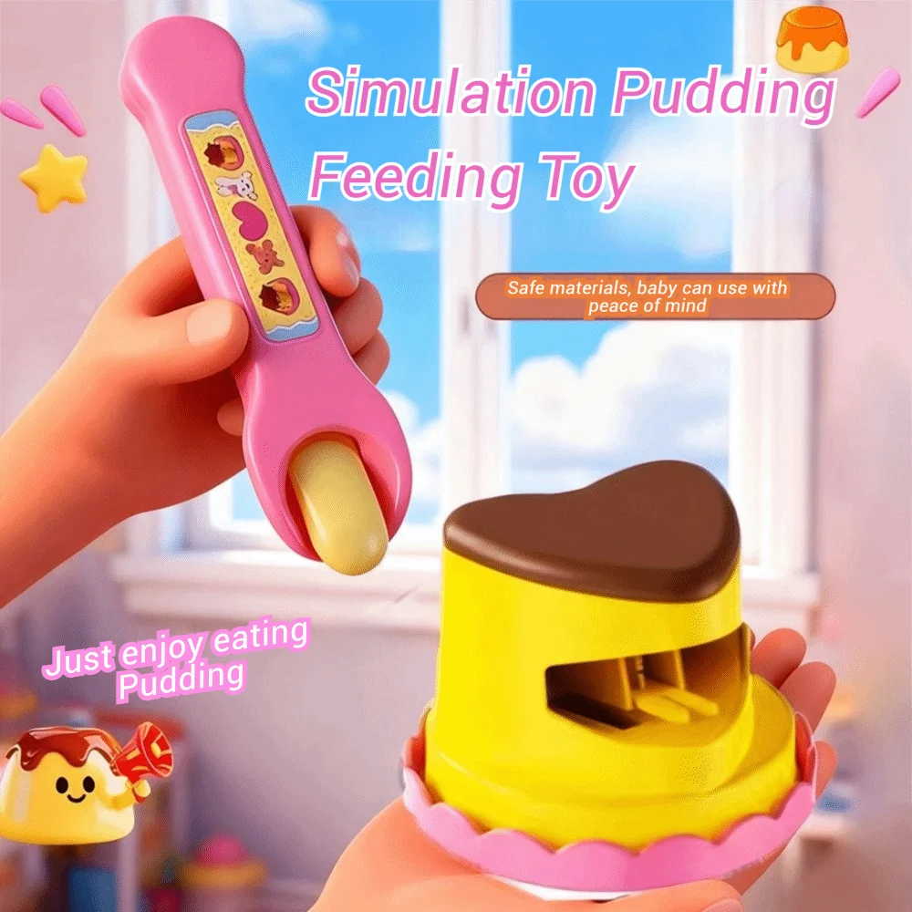 لعبة تغذية بودنغ الحب، لعبة هلام الفراولة اليابانية التفاعلية، لعبة تغذية الطعام، لعبة محاكاة لعب الأدوار