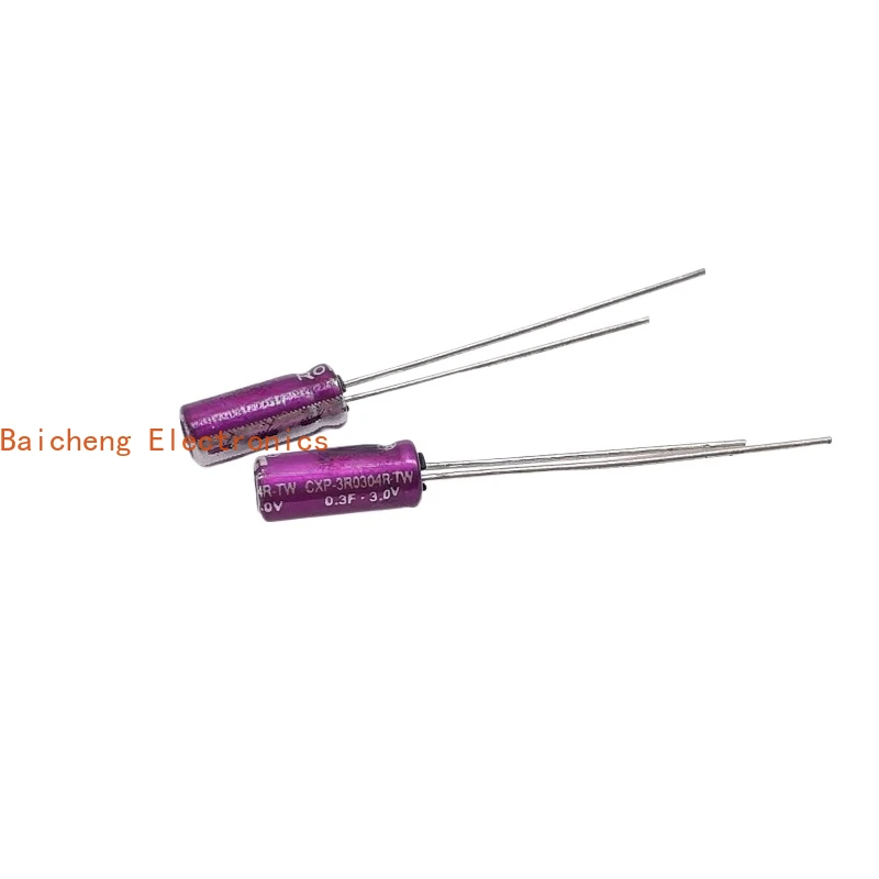 

10PCS 3V0.3F Farad Capacitor CXP-3R0304R-TW Small Volume Instrument