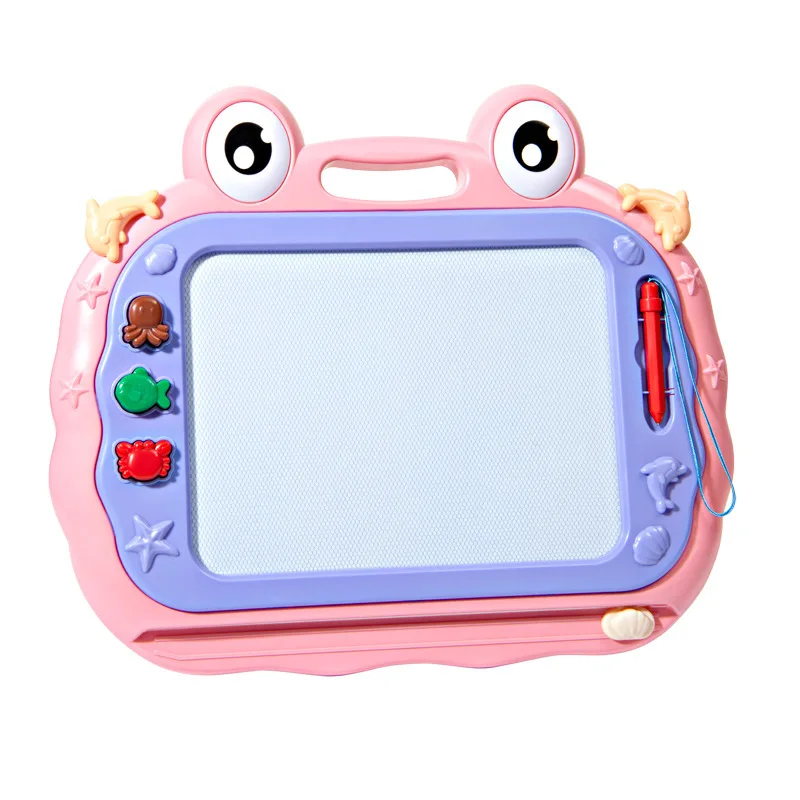 لوحة رسم كرتونية للأطفال، لوحة كتابة قابلة للمسح، لوحة خربش مغناطيسية، لعبة أطفال مونتيسوري تطور الإبداع