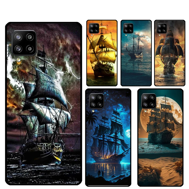 

Чехол Sailing Ship Pirate Ship для Samsung Galaxy A22 A32 A52 A54 A14 A16 A26 A36 A56 A55 A35 A05 A06 A15 A53 A33 A13