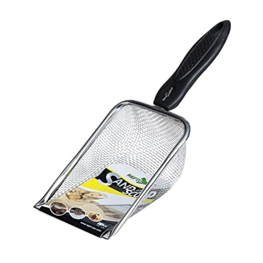 

Reptile Sand Stainless Steel Fine Mesh Reptile Substrate Metal Sand Shovel Terrarium Substrate Long-Lasting Litter Cleaner Corn