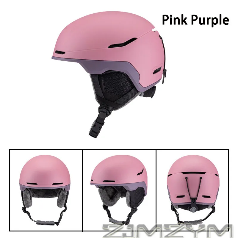 Ski Helmet Sports Safety Helmet Shockproof Ski Protective Helmet Lightweight Snowboard Helmet Adjustable for Men Women
