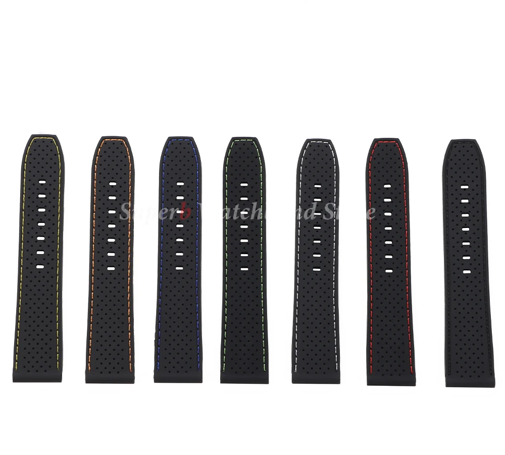 20 مللي متر 22 مللي متر حزام ساعة سيليكون لسامسونج مقاوم للماء حزام مطاط ناعم لساعة هواوي GT2 46 مللي متر استبدال ساعة عالمية