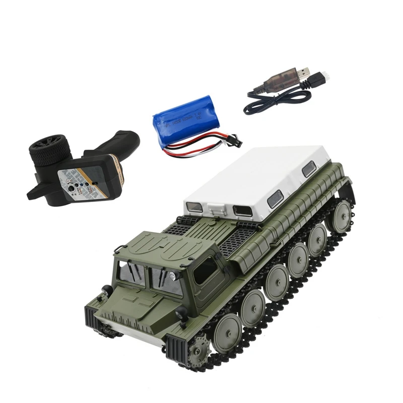 E-1 Remote Control Tank 29CM RC Tank 1/16 2.4G Electric Toys GAZ 71 Fit WPL E-1 For Children Boys Birthday Gifts