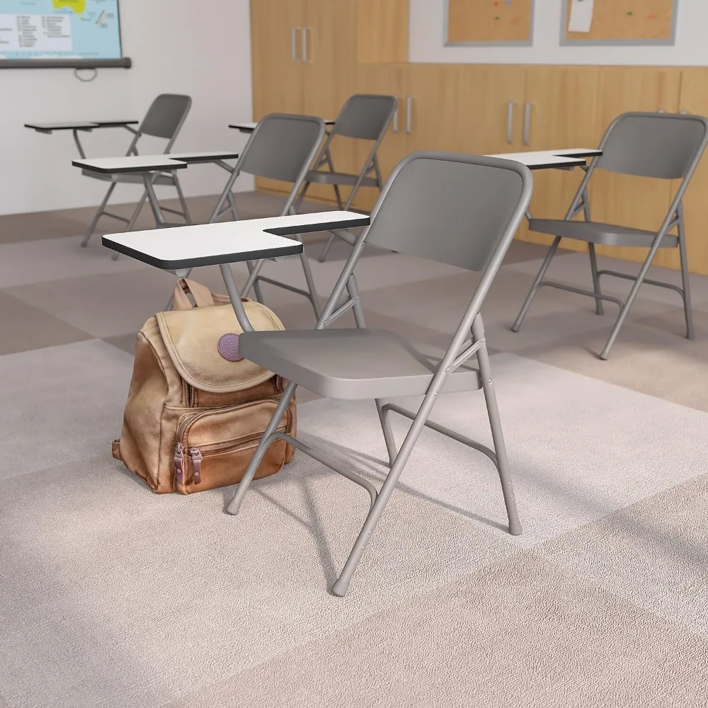 Chaise pliante avec bras de tablette pour droitier, pliable, commercial, salle de conférence