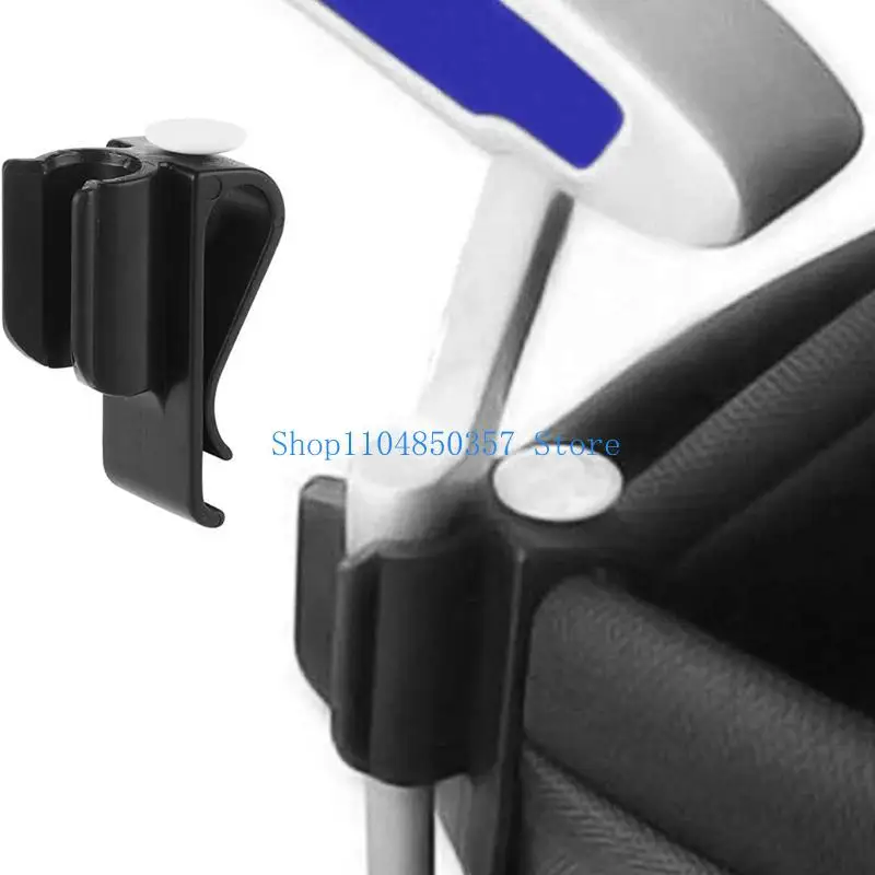 652F 14Pcs Golf Club Bag Clips On Putter Clamp Holder Black Putting Clip